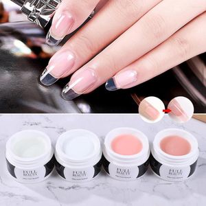Nail Gel 15ml Canned Extension Acrylic White Clear Quick Building For Nails Finger Prolong Form Tips Manicure Tools