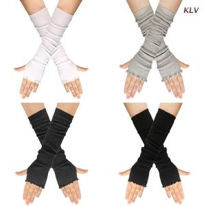 Knee Pads Casual Gloves Over Sleeve Mitten Oversleeve Women Fashion Windproof Keep Warm Cuff Touchscreen Typing Cycling