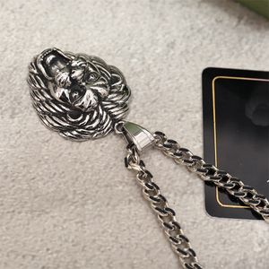 Fashion Brand Mens Pendant Necklace With Lion Head Luxury Mens Womens Jewelry Necklaces Premium Designer Jewelrys 2022