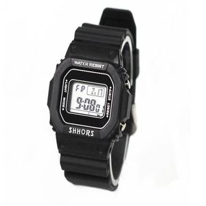 Shhors personality fashion multi-functional men and women student sports electronic watch255W