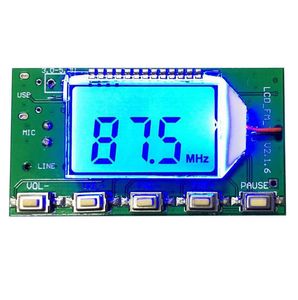 FM transmitter module DSP PLL 87-108MHz stereo wireless digital microphone card multi-function frequency modulation