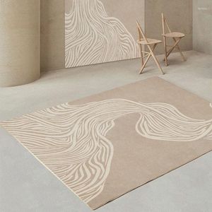 Carpets Modern Japanese Living Room Carpet Big Size Bedroom Rugs Simplicity Abstraction Home Stay Decoration Washable Table Floor Mats