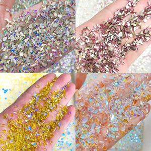 Nail Art Decorations 100PCS/Bag Mix Shaped Flatback K9 Glass Crystal Rhinestones Diamond Shiny Gems For UV Gel Polish Decoration Beads