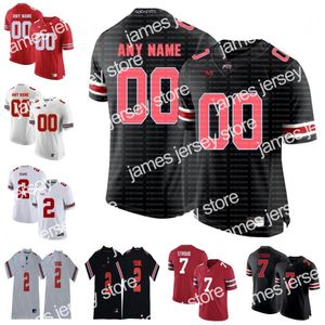 NEW Football Jerseys Football Jerseys NCAA Ohio State Buckeyes Football Jersey C.J. Stroud Miyan Williams Justin Fields J.T. Tuimoloau Chris Olave Julian Fleming