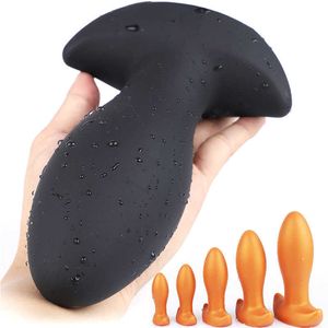 ビューティーアイテムリキッドシリコンビッグバットプラグ大人のためのエロティックおもちゃをプラグセクシーなショップ大型ディルドアナルアヌス膣エキスパンダーマスターベーター