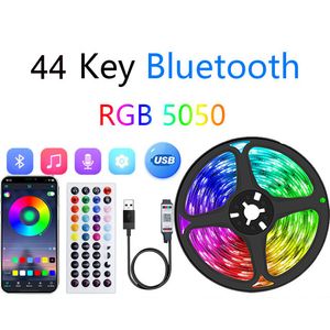 Светодиодные стриптиз -светильники ТВ фоновое освещение красочное RGB 5050 USB 24Keys Инфракрасный дистанционный дистанционное управление на большие расстояния неоновое свет