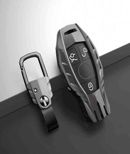 Car Key Case Cover For Mercedes Benz AMG A C E S series E200L E300L C260L E260 W204 W212 W176 CLA GLA Car Acessories Keychain7132755