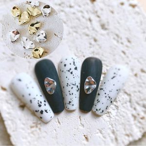 Украшения для ногтей 20 шт. Корейские/японские дизайнерские камни шарм серебро/золотой сплав для 3D стразы нерегулярная форма маникюрная камень камень камень драгоценный камень