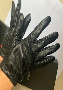 Women039s quality leather gloves and wool touch screen rabbit hair warm sheepskin Five Fingers Gloves243h4417201