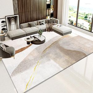 Dywany Nowoczesne minimalistyczne do salonu Streszczenie sypialni wystrój matowy atrament malowanie dużych obszarów dywan bez poślizgu dywan salonowy