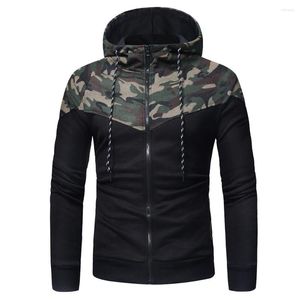 Erkek Hoodies Erkekler Spor Sıradan Giyim Fermuarı Ordu Yeşil Moda Gelgit Jacquard Polar Ceket Sonbahar Sweatshirtler Sonbahar Kış Paltosu