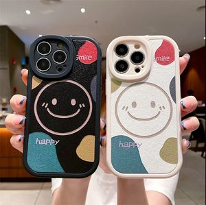 Fashion Smiley Face Phone Case iPhone 13 14 11 Pro Max 12 XS 7 8 Plus X XR Designer Case مقذوفة