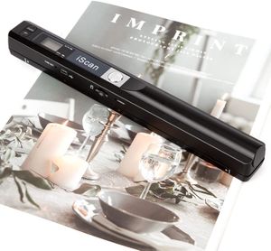 Portable Scanner Handheld Document Scanner A4 Size 900 DPI JPG/PDF Formera LCD -display f￶r Business Reciepts b￶cker Bild med 32G SD -kort