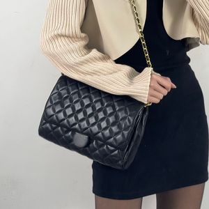 Сумки CC Luxury Brand Bearks Bags Wombskin Womens Single Flank Classic Bags Vintage Sumbs Gold Metal Mathelass