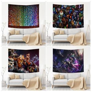Tapisserier Dota 2 Tapestry Art Printing Science Fiction Room Home Decor Ins Ins