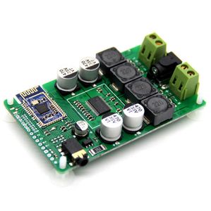 Bluetooth 5.0 Power Amplifier Panel 2x30W/20W Modul som stöder hjälpinmatning DC 8V-26V