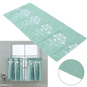 Curtain Blackout Short Curtains For Living Room Bedroom Kitchen Window Treatments Embroidery Half Drapery Home Decoration Drapes