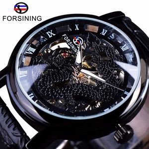 Forining Chinees Simple Design Transparant Case Mens Watches Top Brand Luxury Skelet Watch Sport Mechanical Watch Male Clock2653