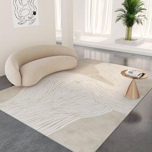 Tapetes de caixa de cashmere de estilo japonês cashmere home sizes grandes tapetes estéticos estéticos macios espessados ​​no quarto tapetes de piso