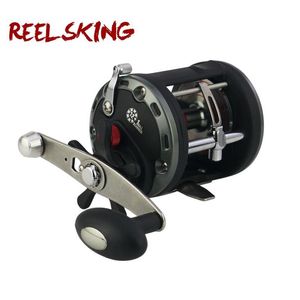 Max Drag 20kg Drum Reel Right Hand Pesca Round Baitcasting High Gear Ratio Sea Fishing JCB Reels245O