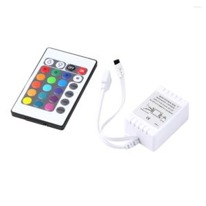 Controllers Led Controller IR RGB Controler Lights Remote Dimmer DC12V For 3528 Strip