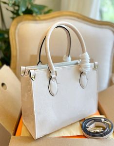 Модная хитрый onthego tote bag pm M44925 Женщины роскошные дизайнеры сумки подлины кожаные леди сумочки