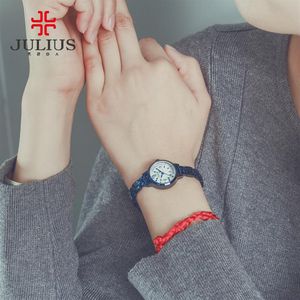 Neue Julius 2020 Marke Mode Japanische Quarz Movt Designer Uhren Frau Uhr Gold Damen Armband Kleid Reloj Mujer JA-865301i