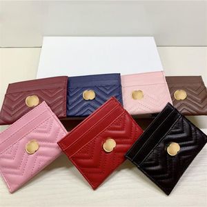 Hela män kvinnor plånböcker lyxiga designer korthållare innehavare klassiska kvinnors avslappnade kreditkortshållare g cowhide läder ultra SL270i