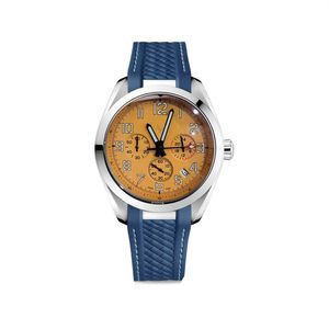 Nuovo con tag orologi di lusso da uomo aviazione modellato orologio digitale cronografo calendario display cinturino in gomma militare nero 263Z