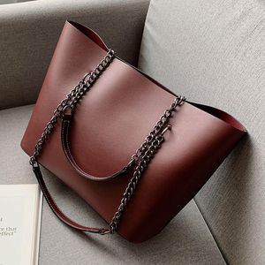 Abendtaschen Designer PU Leder Schulter für Frauen 2022 Kette Hohe Kapazität Handtaschen Reise Luxus Handtasche Große KL1054