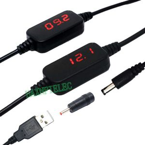 USB 5V - DC 9V 1.5A/12V 1A Güç Amplifikatörü Kablolu Dönüştürücü Yönlendirici Dijital Ekran