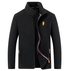 spring autumn sport jackets for men zip up fleece jacket casual oversize cardigan coat Men's Clothing