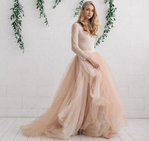 Skirts Fashion Bridal Tulle Skirt Champagne Nude Ivory Wedding Personalized Tiered Layers Long Maxi Custom Made4101861