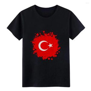 Men's T Shirts Turkey Blob Shirt Printing Cotton Euro Size S-3xl Letter Crazy Fashion Summer Novelty