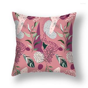 Pillow Nordic Pattern Peach Skin Velvet Can Be Customized Lovely Valentine's Day Home Cover Pillowcase