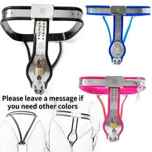 Beauty Items 3pcs Stainless Steel Chastity Belt Metal Pants Bra Thigh Cuffs with Chain SM Bondage Device Double Cable sexy Toys for Men Woman