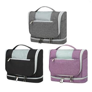 Bolsas de cosméticos Multifuncionam bolsa de lavagem à prova d'água, bolsa de armazenamento pendurada organizador de higiene pessoal para viagens para homens chuveiros garotas