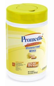 best selling Promedic Wipes Lemon Scent - 10 Pack of 1 Set
