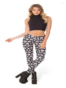 Leggings da donna Fashion Ladies Women Skull Legging Woman Jeggings Legings Fitness Pant Pantaloni stampati