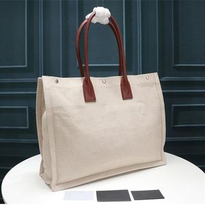 Дизайнерские сумочки Rive Gauche Tote Sag Sack Sack для женщин высококачественное льня