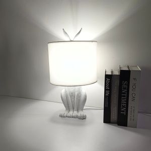 Modern Masked Rabbit Resin Table Lamps Retro Industrial Desk Lights for Bedroom Bedside Study Restaurant Decor Lighting Fixture