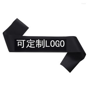 Party Decoration Empty White Dingbu DIY Custom Laser Font Birthday Shoulder Belt For Men And Women Wedding Graduation Ceremony