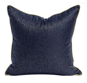 Travesseiro moda de travesseiro legal azul geométrico Decorativo Pillow/Almofadas Caso 45 50 Moderno Europeu Modern Incomum Decoração de casa