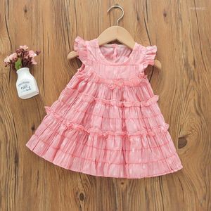 Girl Dresses Toddler Baby Princess 2022 Summer Bron Flowers Floral Costumes Kids Girls Cute