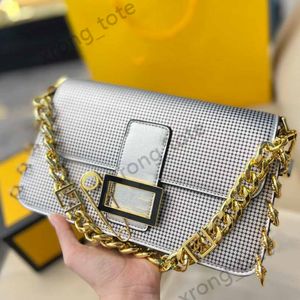 Mini Tote Bag Silver Women Handbag Gold Handle Totes Bagutte Shoulder Bags F And V Shopping Designer Luxury Handbags Cross Body Purses