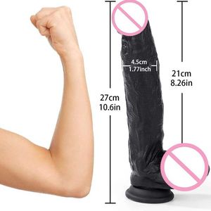 Beauty Items 11 Inch Soft Big Dildo Huge Silicone Penis Suction Cup sexy Toys Women G Spot Stimulation Lesbian Vagina Anal Adult Dildos