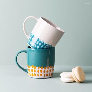 Mugs House Procelain Coffee Lovers Water Tea Cups Office Creaive Drinkware Breakfast Mark Coffeeware