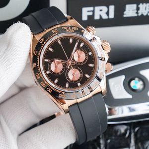 Erkek Designer Luxury Saatler için İzle Yüksek kaliteli otomatik altın saatler 41mm paslanmaz çelik kasa kauçuk kayış su geçirmez safir cam orologio. AAA Watch