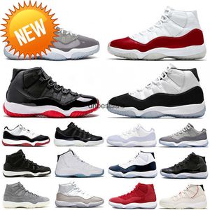NEW JUMPMAN 11 11s Mens Basketball Shoes Cool Grey Cap and Gown Gym Red Gamma Blue S
