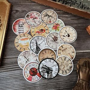 Opakowanie prezentowe Zfparty Vintage Clock naklejka